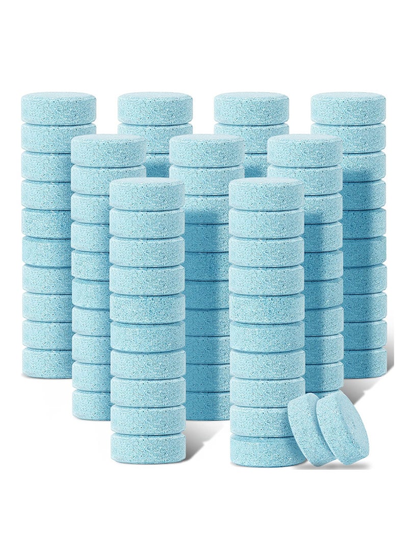 GNAFOTU 100 Pieces Car Windshield Glass Concentrated Washer Tablets Solid Car Effervescent Tablets Glass Solid Wiper Cleaning Tablets for Car Kitchen Window  - Image 1