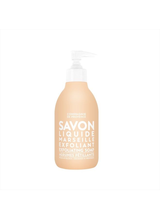 La Compagnie de Provence Compagnie de Provence Savon de Marseille Extra Pure Liquid Soap - Exfoliating Sparking Citrus - 10 Fl Oz Pump Bottle - Image 1