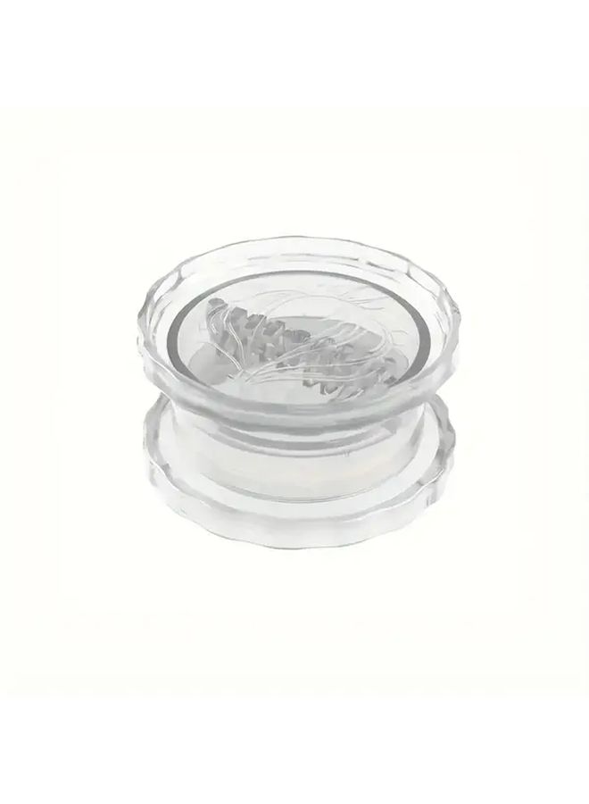 Transparent White Manual Garlic Press and Chopper Efficient Handheld Crusher Kitchen Gadget - Image 4