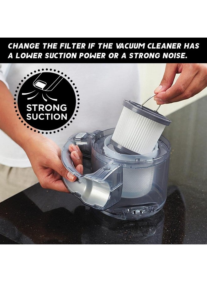 KEEPOW PVF110 Replacement Vacuum Filter for Black and Decker Handheld Pivot Vacuum BDH2000PL BDH2020FLFH PHV1410 PHV1810 PHV1210 BDH2020FL, Washable Hand Vac Filters, 4 Pack - Image 3