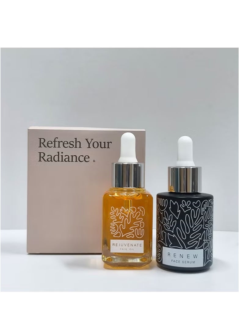 REFRESH Facial Essence Set Hyaluronic Acid Revitalizing Moisturizing Facial Essence 30ml*2 - Image 2