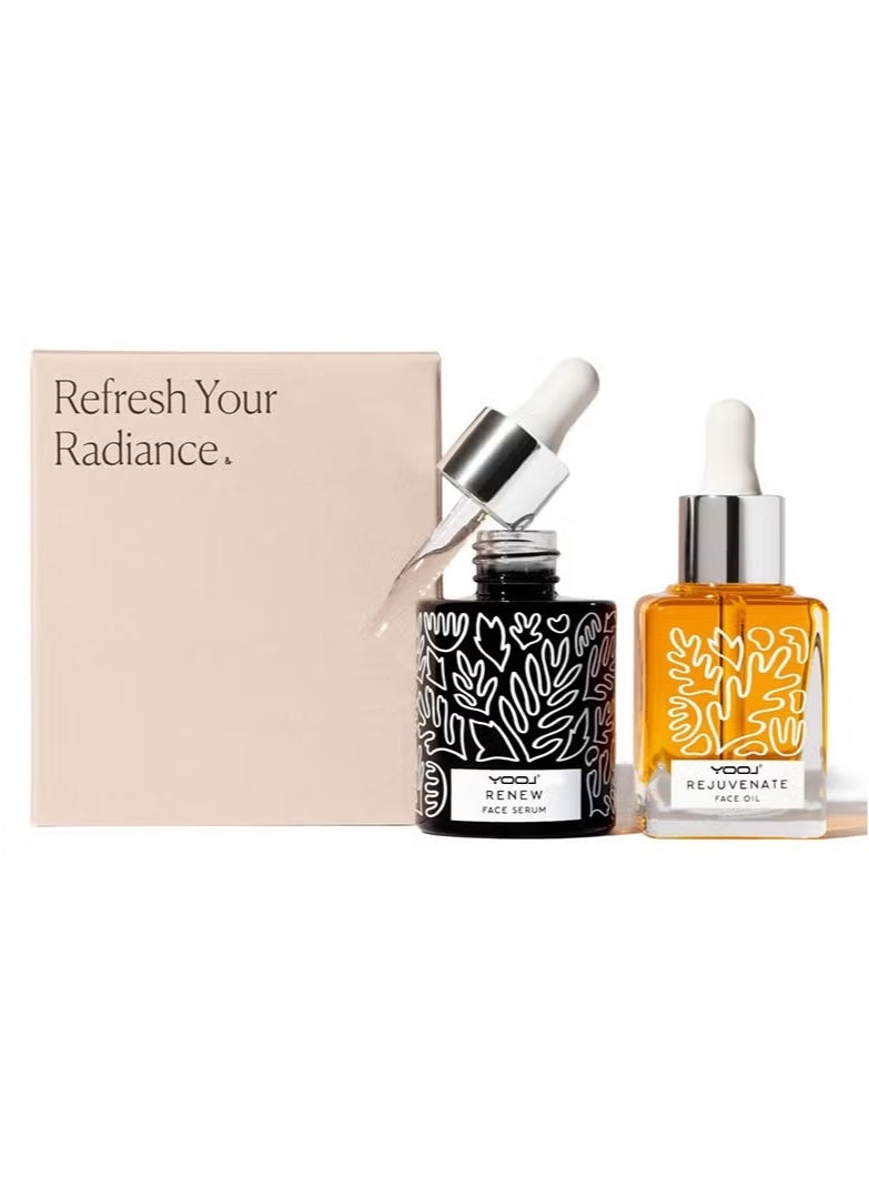 REFRESH Facial Essence Set Hyaluronic Acid Revitalizing Moisturizing Facial Essence 30ml*2 - Image 1