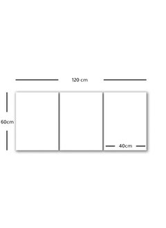 Marktna Decorative Wall Art Painting With a Bohemian Art Design 3 Pieces Size 120x60cm  - Image 3