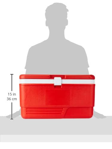 Divik Divik Ice Cooler Insulated Chiller Ice Box for Travel BBQ Picnic Camping Hiking Fishing Other Outdoor Activities 1Pcs Red - Image 3
