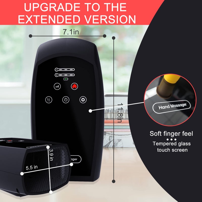 WUTSAR Gifts for Women/Men,Birthday Gifts for Women - Hand Massager with Heat - Gifts for Mom Dad,Teen Girl Gifts Trendy Stuff(Black) - Image 5