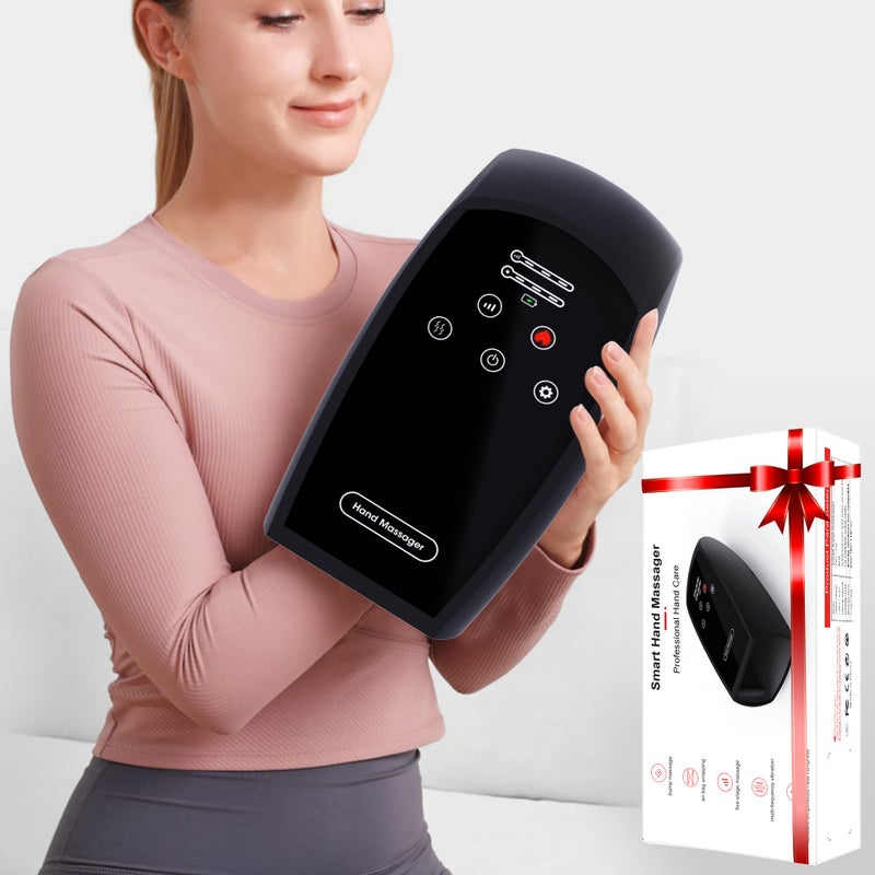 WUTSAR Gifts for Women/Men,Birthday Gifts for Women - Hand Massager with Heat - Gifts for Mom Dad,Teen Girl Gifts Trendy Stuff(Black) - Image 2