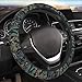 CTVSLFU Steering Wheel Cover Universal Fit Car Interior Accessories for Women 15 Inch Breathable Anti Slip Odorless Neoprene Steering Wheel Cover for Car Decor Protector Vintage Daisy Dandelion Flower 012 - Image 2
