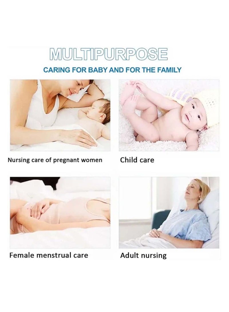 STAR BABiES A to Z  Disposable Changing Mats - 45 x 60cm - Large Pack of 130 - Blue/Pink/White-Rainbow - Image 4