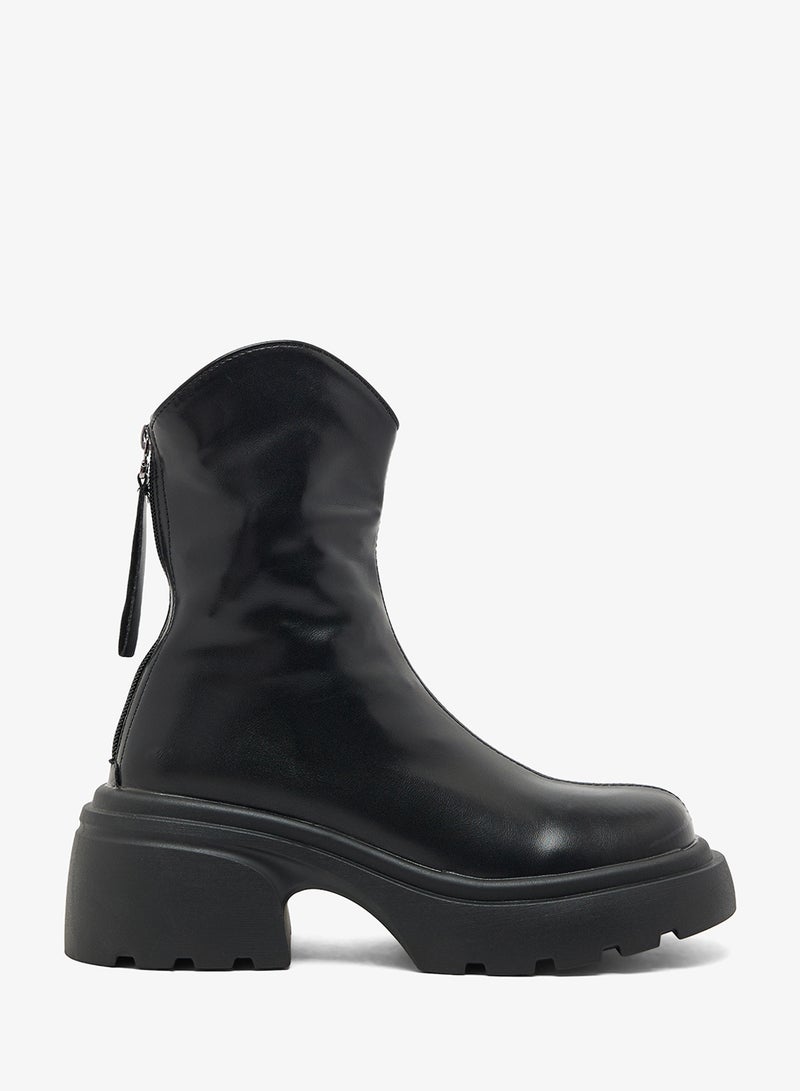 Ginger Block Heel Chelsea Boots - Image 1