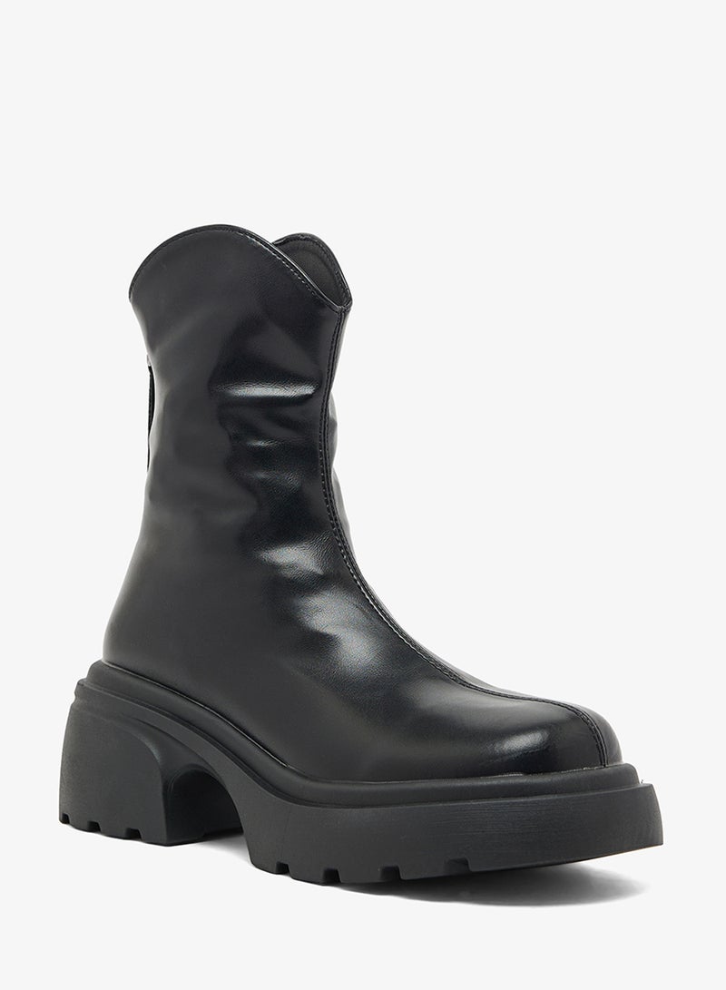 Ginger Block Heel Chelsea Boots - Image 2