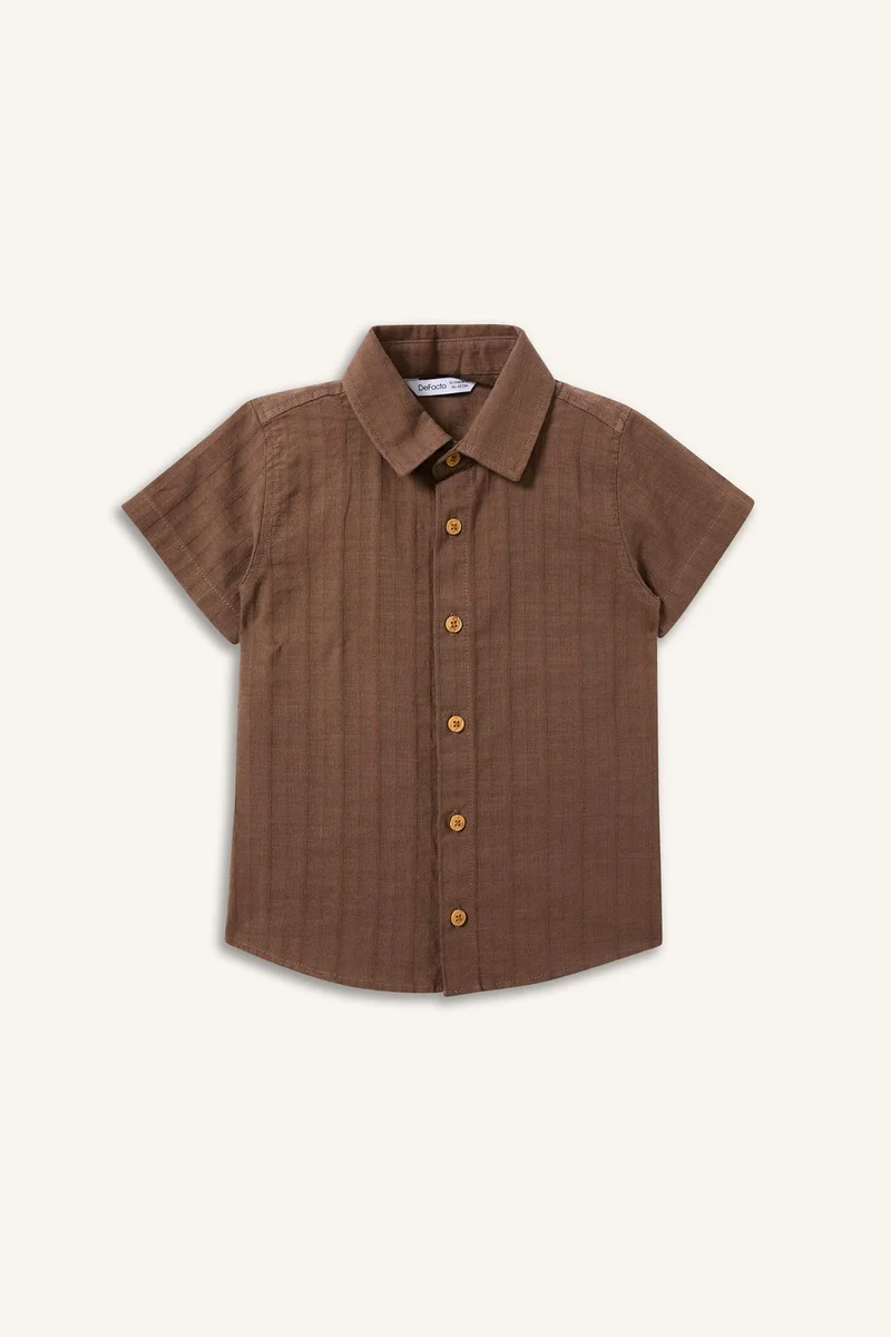 ديفاكتو Baby Boy Regular Fit Short Sleeve Shirt