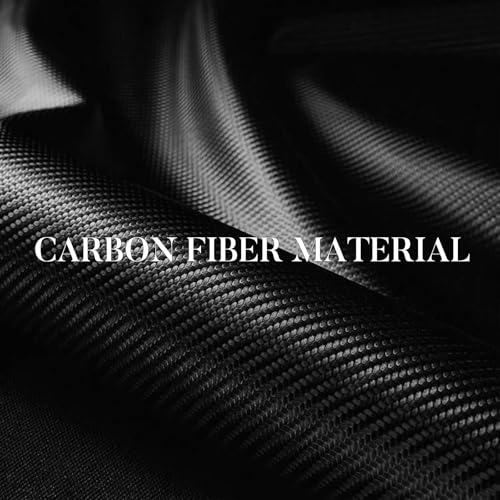 Aotoyou Carbon Fiber Steering Wheel Cover 3pcs Anti-Slip Car Steering Wheel Accessories Snap on Grip 15 inch Universal Matte Black - Image 2