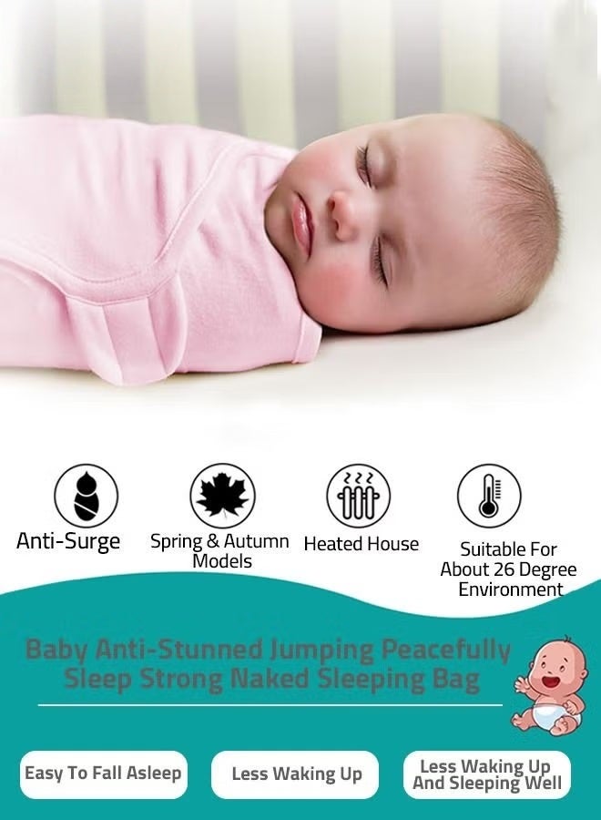 HOOKOR 6 PCS Baby Swaddle Blanket Wrap Cap Set Newborn Infant Sleep Sack With Caps 100% Breathable Cotton 0-6 Month - Image 2