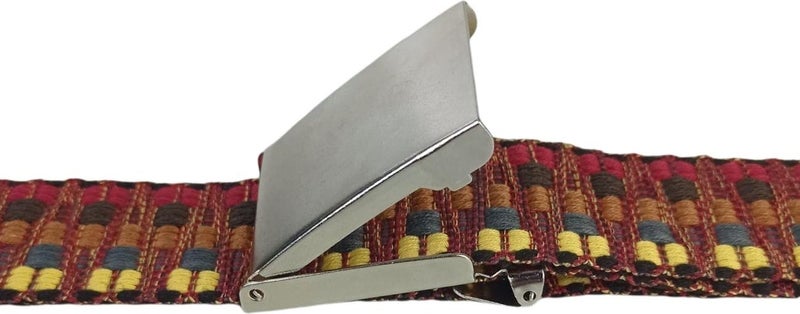 Başkent Çanta Başkent Bag Braided Cloth Belt with Metal Buckle Colorful 8683255012169 - Image 2