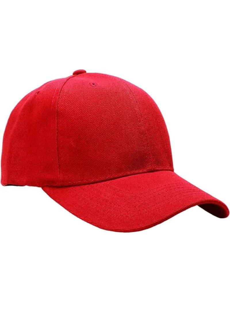 SARAOONT 12 Pcs Red Baseball Caps for Women Men Baseball Hat Adjustable Cotton Sports Caps for Adults Outdoor Activities  - Image 3