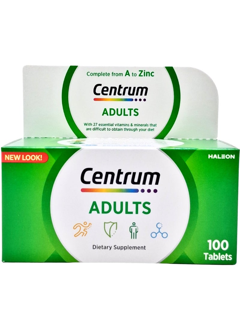 Centrum Adults Tablets 100'S