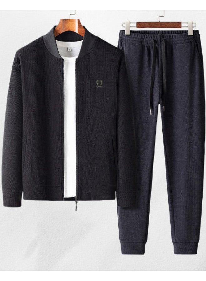 ROMON 【fang Xin Corduroy】 مجموعة كاجوال رجالية، ملابس رياضية مريحة، جاكت بدلة رجالي متعدد الاستخدامات، مجموعة رجالية متكاملة - Image 1