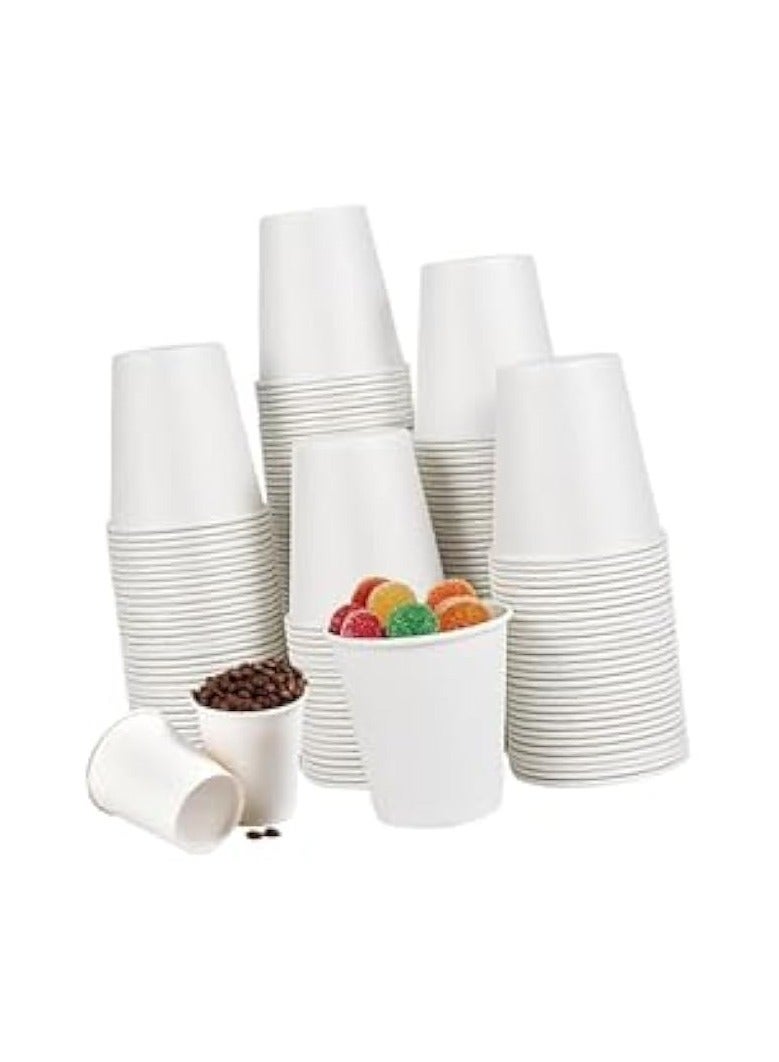 Green Tiger 200 Pack 5 oz Paper Cups - Small Disposable Bathroom & Cafeteria Cups for Parties, Travel, Office, and Events - Image 1