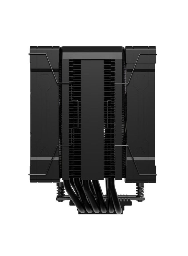 Valkyrie Ml125 Black Vk Cpu Air Cooler, Anti-gravity 6 Heat Pipes Pure Copper Base, 2.0-inch Ips Lcd Screen, Compatible With Lga1700 Am5 - Image 2