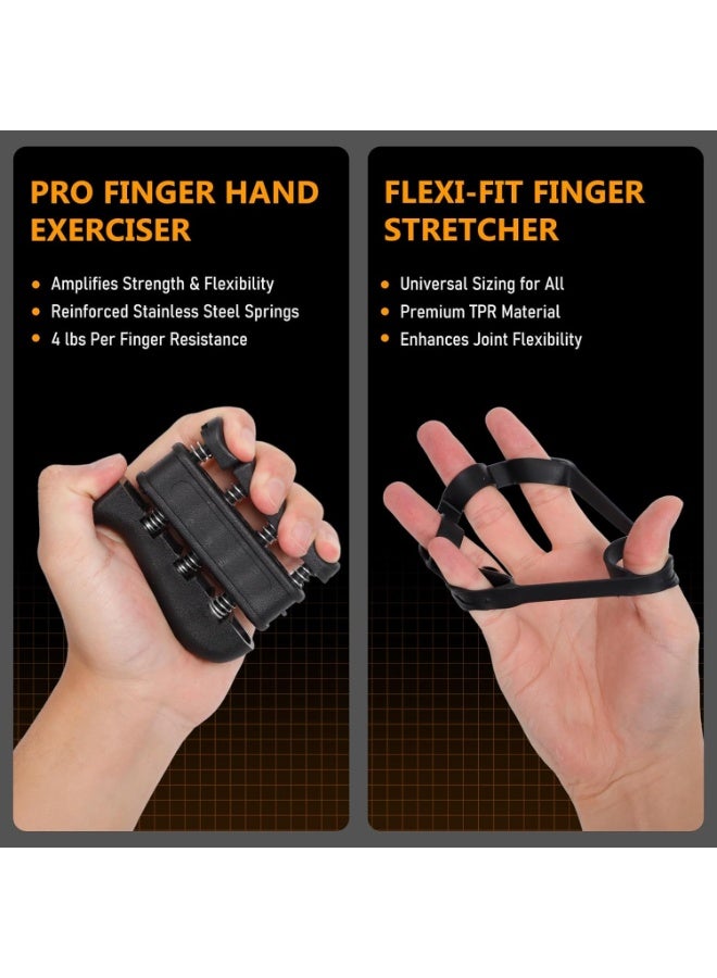 JKSHMYT Grip Strength Trainer Kits (5 Pack), Adjustable Resistance Forearm Strengthener, Hand Gripper Strengthener for Muscle Building - Image 2