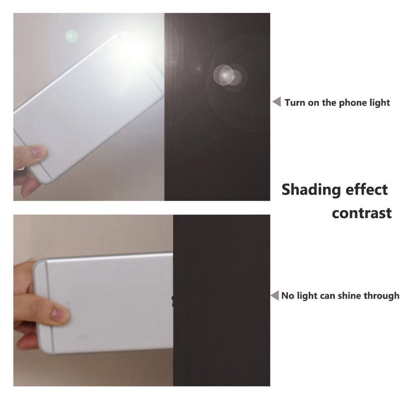 NICETOWN High End Thermal Curtains, Full Blackout Curtains 84 inches Long for Dining Room, Soundproof Window Treatment Drapes for Hall Room, Brown, 52 inches Wide Per Panel, Set of 2 Panels - Image 3