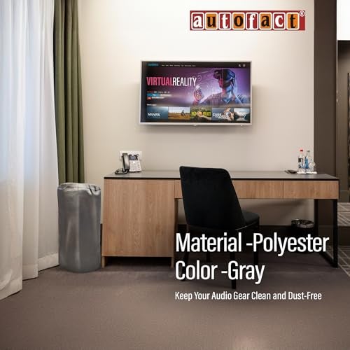 Autofact Premium Speaker Cover for JBL Party Box 710 Lightweight Grey Fabric with Dustproof & Scratch-Resistant, Durable & Easy to Carry (Large Size Speaker Only) - Image 4