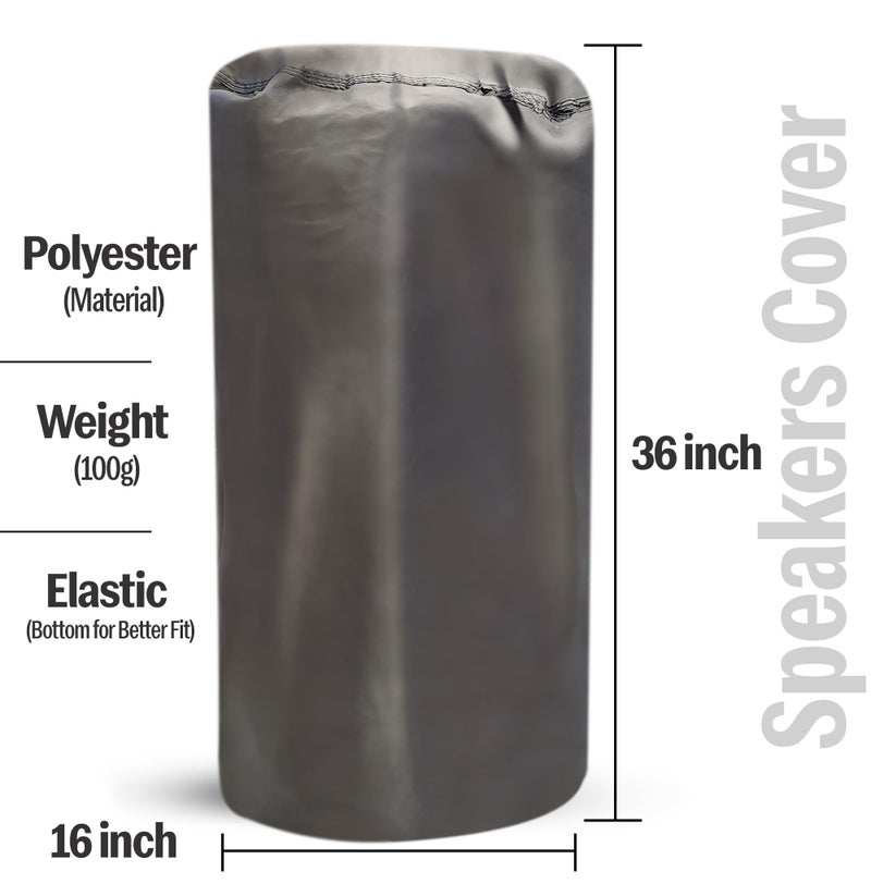 Autofact Premium Speaker Cover for JBL Party Box 710 Lightweight Grey Fabric with Dustproof & Scratch-Resistant, Durable & Easy to Carry (Large Size Speaker Only) - Image 3