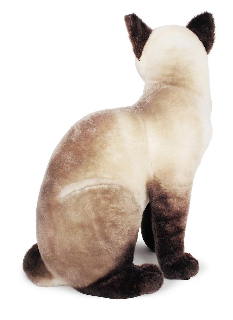 VIAHART Stefan the Siamese Cat Soft Plush Toy for Kids | Huggable Stuffed Animals | Fluffy Toys for Baby, Children, Toddler | Polyester Fabric | Polypropelene Filling | Recommended Age 3+