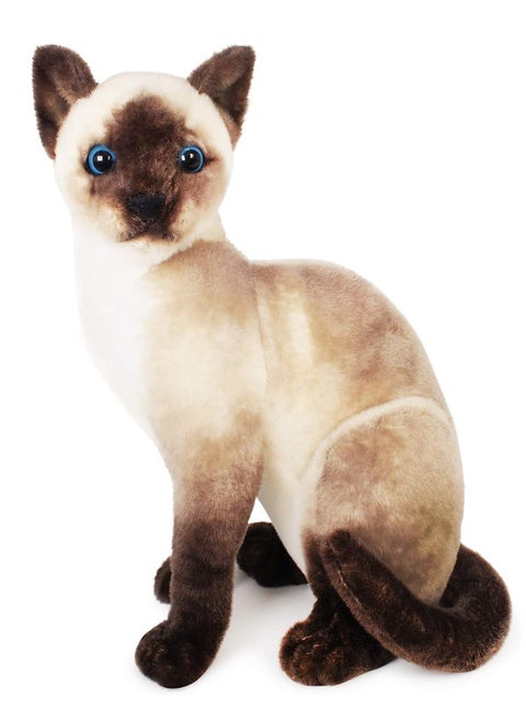 VIAHART Stefan the Siamese Cat Soft Plush Toy for Kids | Huggable Stuffed Animals | Fluffy Toys for Baby, Children, Toddler | Polyester Fabric | Polypropelene Filling | Recommended Age 3+