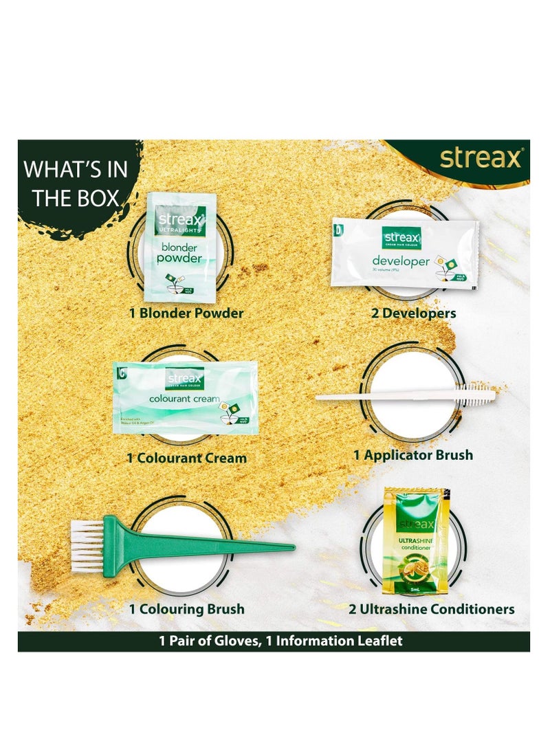 Streax Contains Walnut Argan Oil Shine On Conditioner Longer Lasting Highlights For Unisex 120ml Vibrant Red - Image 5