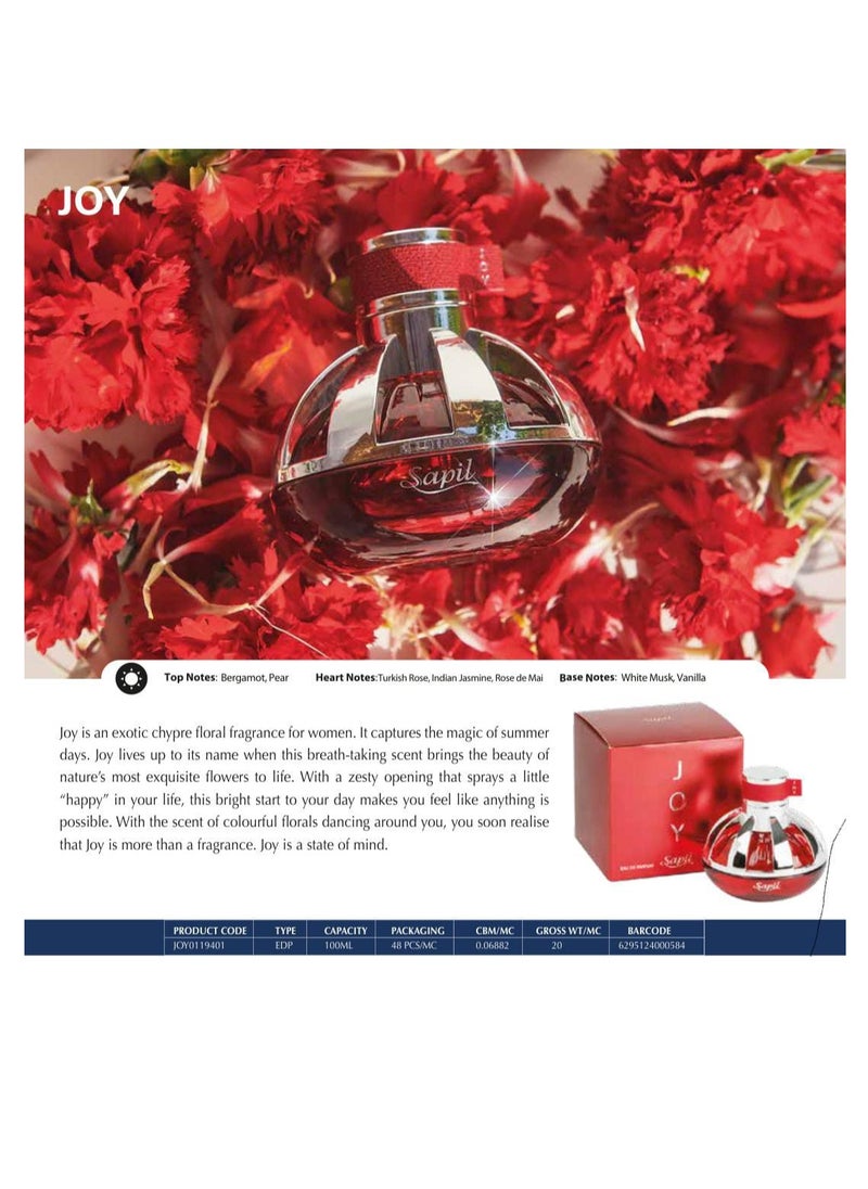 sapil JOY 1194 100ML EDP  - Image 3