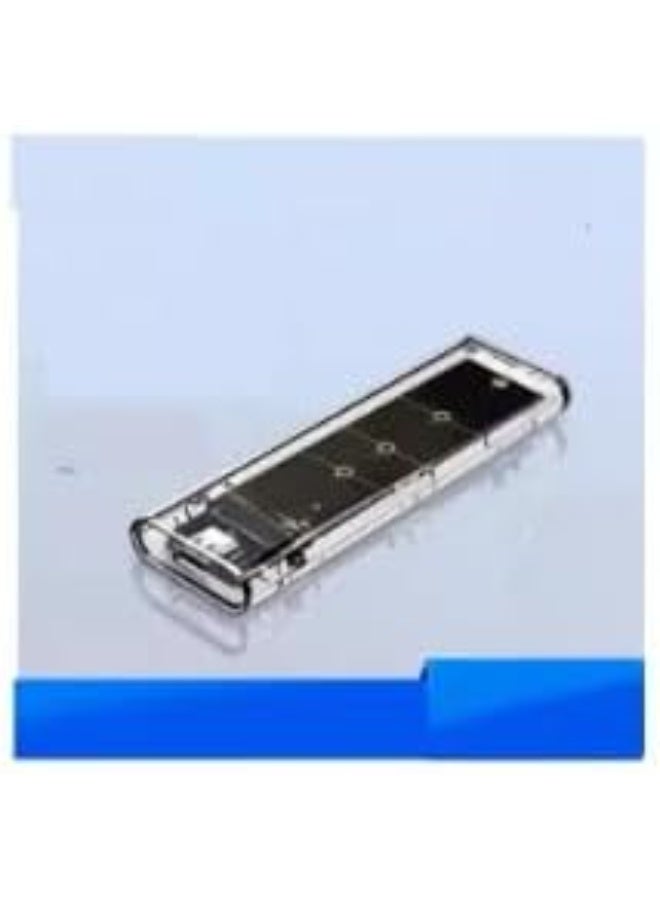 علبة شفافة لـ M.2 SSD – تدعم SATA و NVMe مزدوج البروتوكول NGFF إلى USB 3.1 بسرعات عالية - Image 3