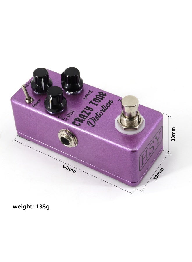 HYS Mini Screamer Guitar Effect Pedal Overdrive Effect Guitar Pedal Truss Bypass (Mini-Screamer Overdrive) - Image 2