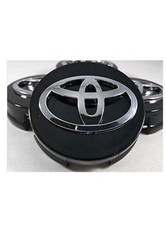 SYOSI Car Wheel Center Hub Caps for TOYOTA, Parts accessories Modified parts 4pcs Wheel Center Hub Cap Decorative Cover Kit for Camry, Sienna, Venza, Avalon, Corolla, Prius - Black, 62mm  - Image 4