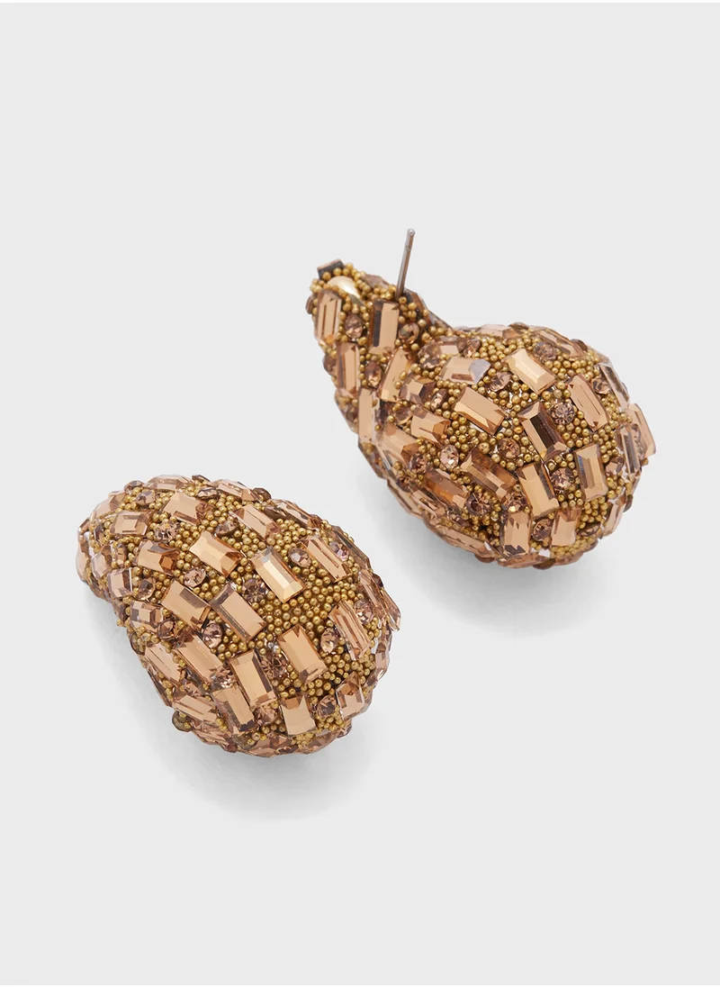 ايلا ليمتد اديشن Diamante Stud Earrings