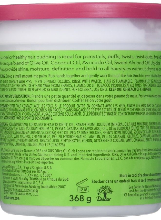 ORS Black Olive Oil بودرة شعر صحية للبنات من زيت الزيتون من ORS، 13 أونصة سائلة - Image 2