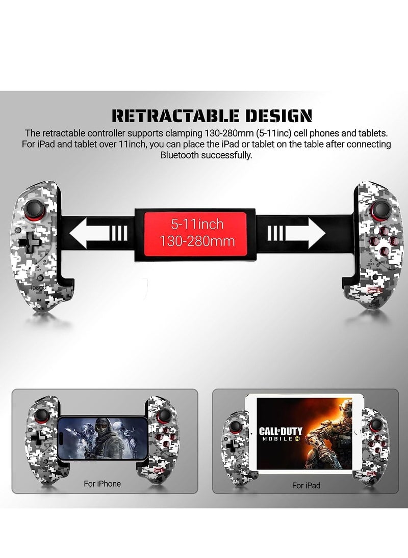 SYOSI - Gaming Controller for iPad/iPad Mini/iPad Air, iPhone 14/13/12/11, iOS, Tablet Android Gamepad Samsung Galaxy Tab, Huawei MatePad, Yoga Tab[Within 5-11 inch] PC Game Joystick COD, Steam - Image 1