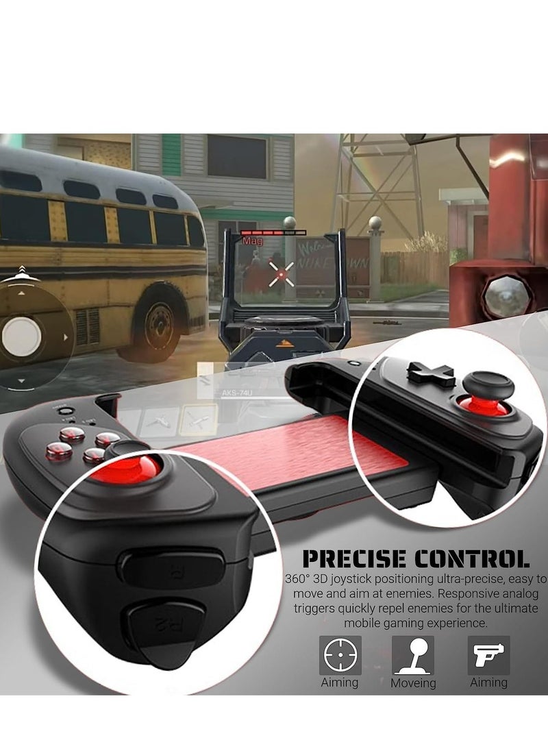 SYOSI - Gaming Controller for iPad/iPad Mini/iPad Air, iPhone 14/13/12/11, iOS, Tablet Android Gamepad Samsung Galaxy Tab, Huawei MatePad, Yoga Tab[Within 5-11 inch] PC Game Joystick COD, Steam - Image 1