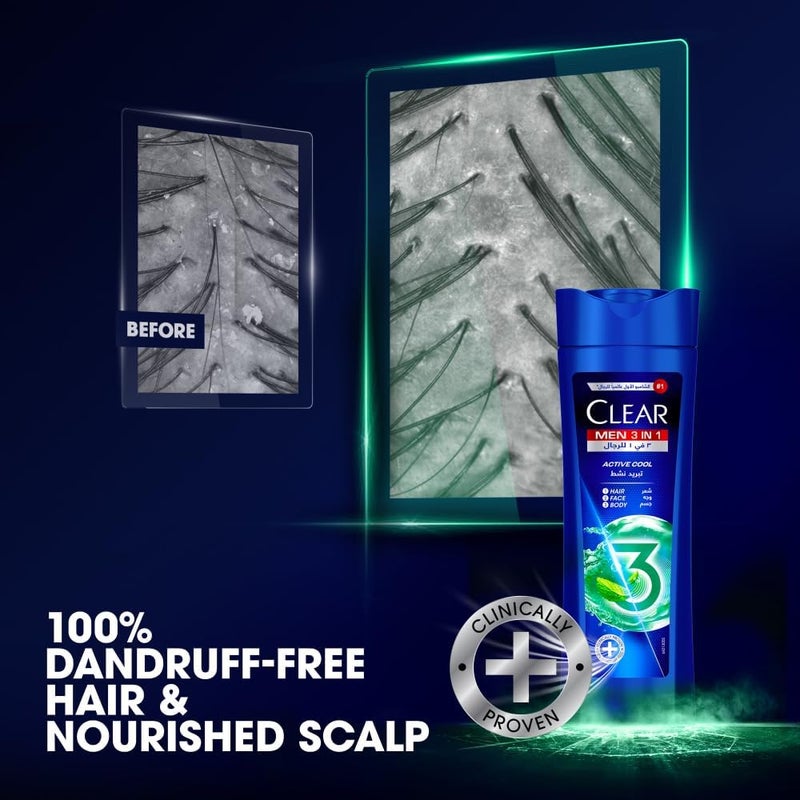 CLEAR شامبو كلير للرجال 3 في 1 لمكافحة القشرة - Image 5