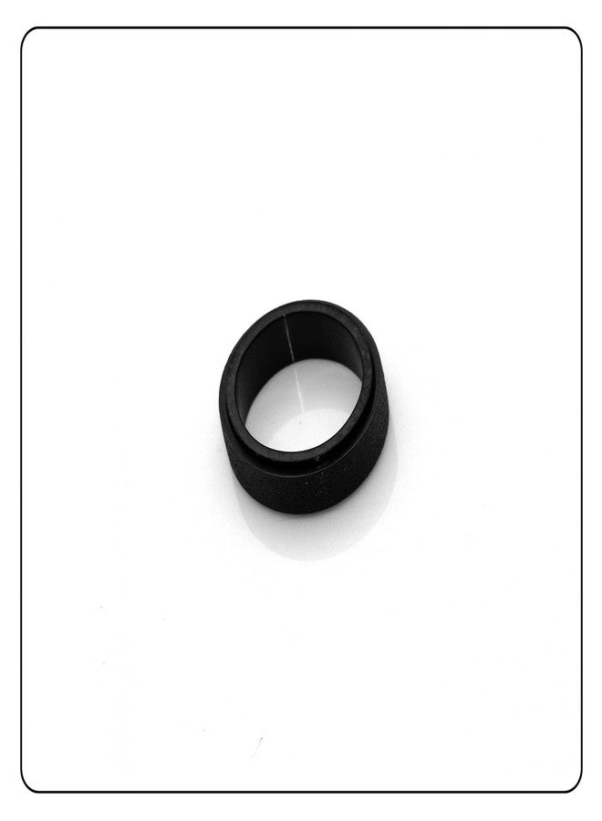 Fusamk Fashion Black Fidget Spinner Ring Stainless Steel Frosted Band Ring(Black(9)) - Image 5