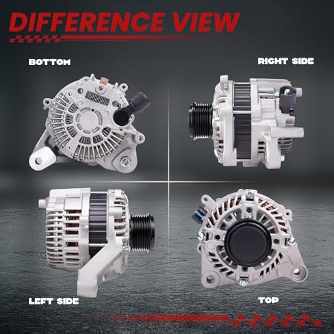 TSSLIIN Upgraded High Output Alternator For/Honda Accord 2.4L L4 2013-2017 110A 12V CW 7-Groove Pulley 31100-5A2-A02 - Image 3