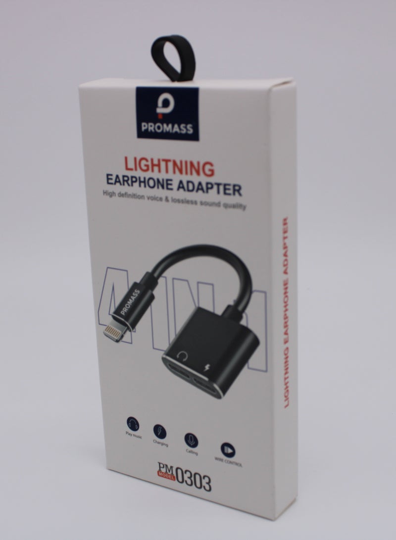 PROMASS 4 in 1 Lightning Earphone Adapter High Definition Voice & Lossless Sound Quality - Image 2