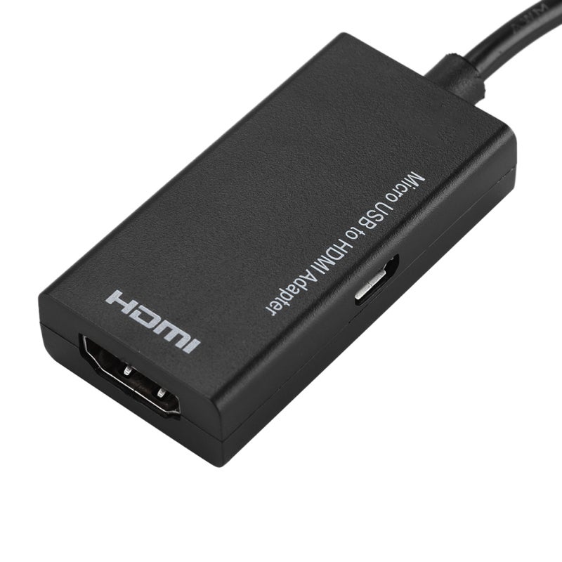 مُحول مايكرو USB إلى HDMI بدقة 1080P وصوت استريو بـ 8 قنوات - محول HDMI لأندرويد - محول هاتف تلفزيون بانتقال إشارة مستقر للأجهزة الهاتفية الأندرويد لاستخدام التلفزيون عالي الدقة - Image 3