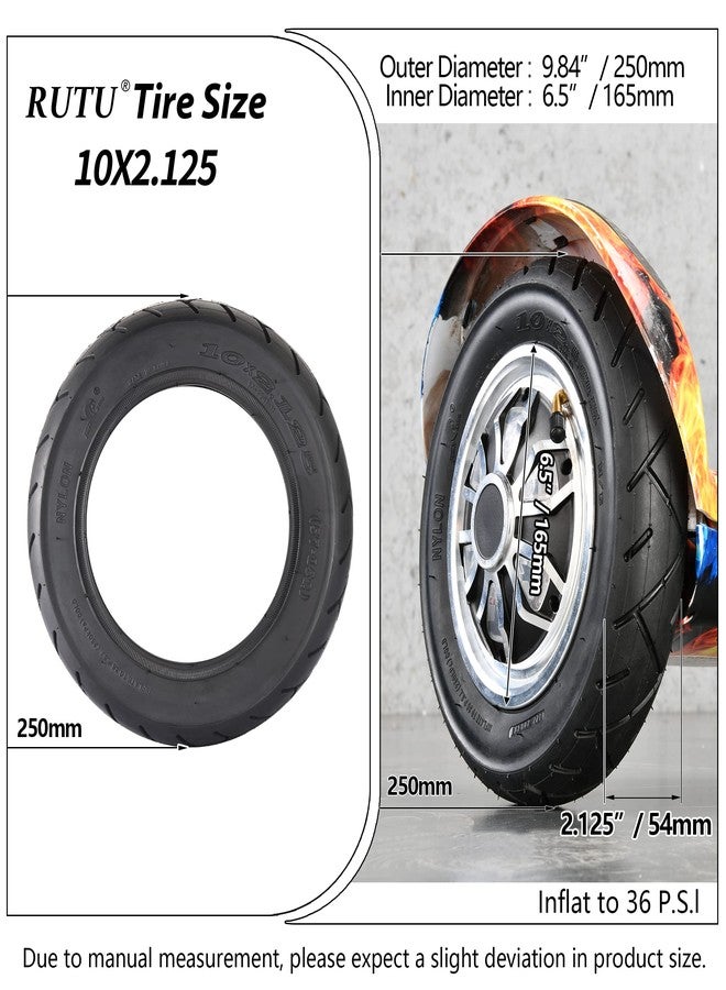 إطار مقاس 10x2 / 10x2.125، مناسب للإطارات مقاس 10 بوصات مع جنوط مقاس 6 بوصات - Image 2