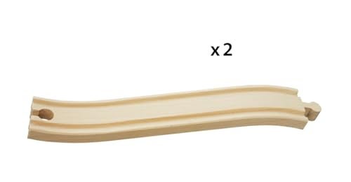 BRIO 33332 World Ascending Tracks - Comprehensive Wooden Train Tracks Set | Ideal for Kids Aged 3 and Up | Compatible with All BRIO Railway Toys | Foster Skill Development | FSC-Certified Wood - Image 2