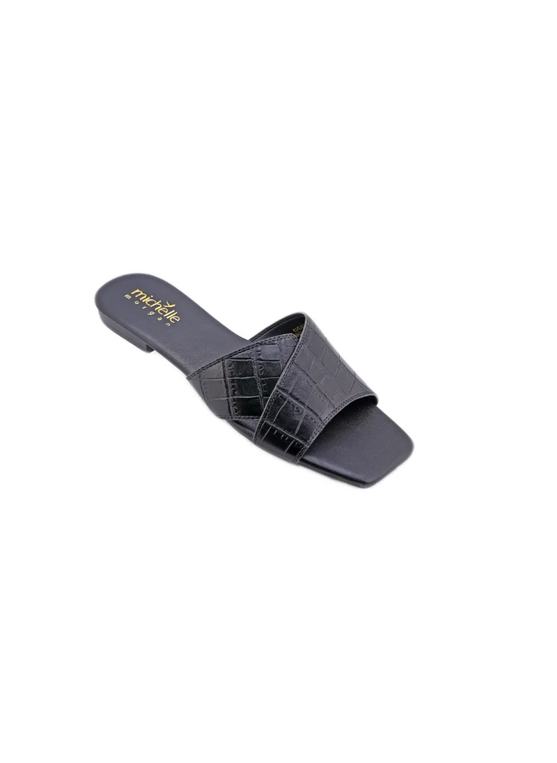 Michelle Morgan 092-2262 Michelle Morgan Casual Ladies Slides  Black