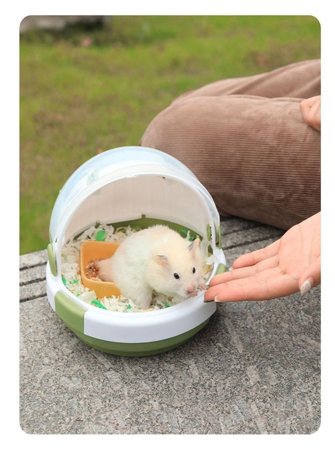 New Small Animal Carrier Rodent Hamster Cage Portable Mini Pet Travel Cage for Outdoor - Image 1