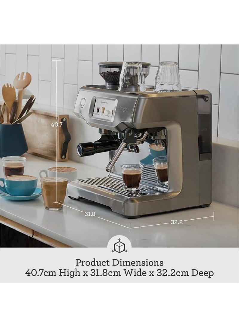 Sage - Sage - The Barista Touch Impress with Cold Extraction - Bean to Cup Coffee Machine with Grinder and Milk Frother, Black Truffle- UAE Version, 2 Year Manufacturer Warranty - Image 1