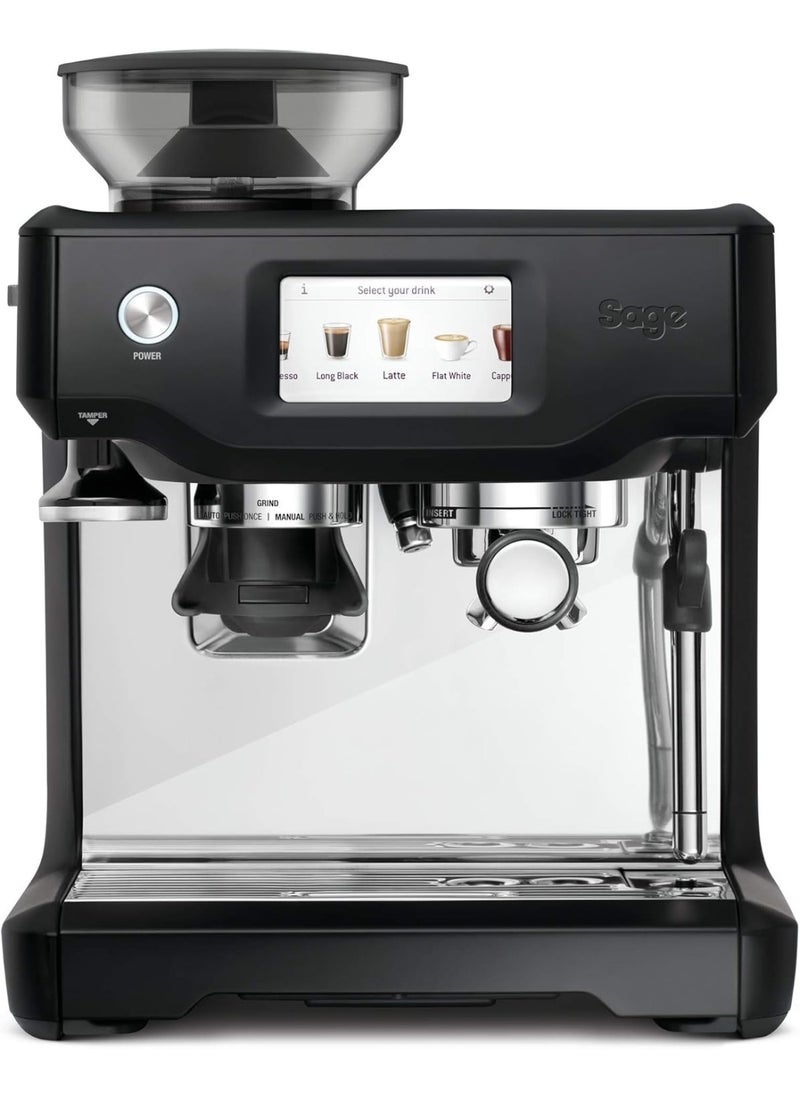 Sage - Sage - The Barista Touch Impress with Cold Extraction - Bean to Cup Coffee Machine with Grinder and Milk Frother, Black Truffle- UAE Version, 2 Year Manufacturer Warranty - Image 1