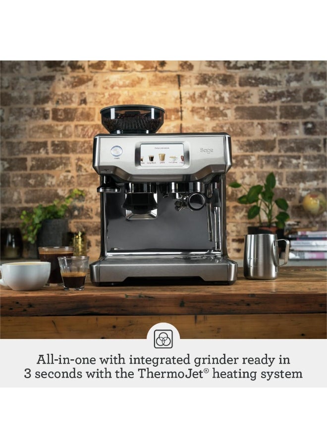 Sage - Sage - The Barista Touch Impress with Cold Extraction - Bean to Cup Coffee Machine with Grinder and Milk Frother, Black Truffle- UAE Version, 2 Year Manufacturer Warranty - Image 1